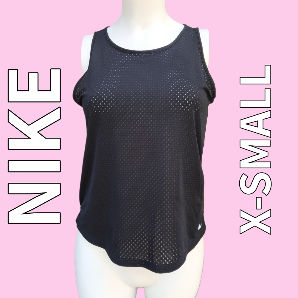 Nike Womens Dri-Fit One Luxe Breathe Standard Tank Top X-SMALL